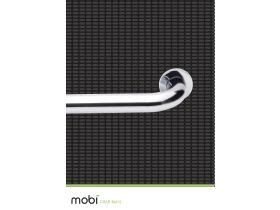 Mobi X Mm Right Hand Invert T Grab Rail Satin Stainless Steel