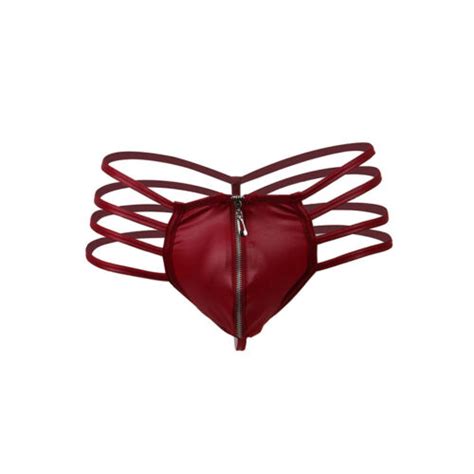 Men Sexy Lingerie Bugle Bikini Thong Strappy G String Pouch Briefs Underwear EBay