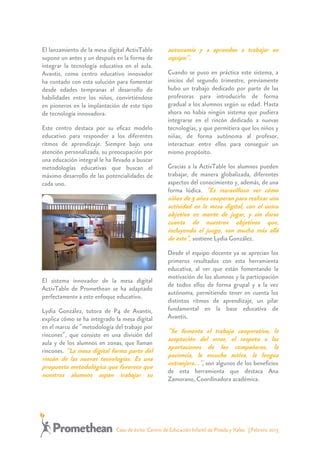 Caso de éxito Colegio Infantil Avantis y Promethean PDF