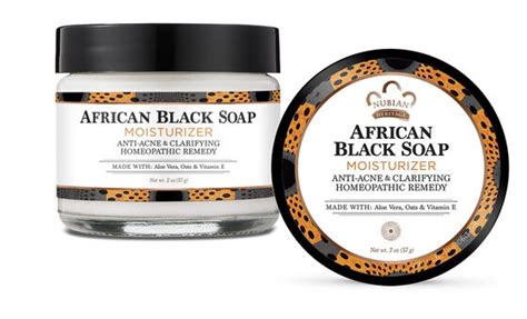 Nubian Heritage African Black Soap Facial Moisturizer Ingredients