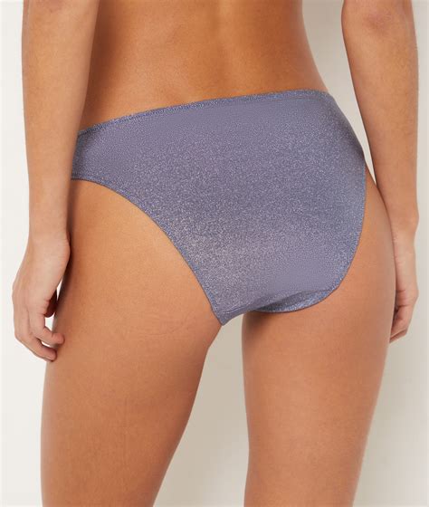 Iridescent Bikini Bottom Sambaia Gris Clair Etam