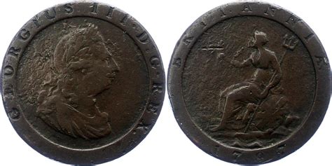 Großbritannien Penny 1797 George III 1760 1820 Schön MA Shops