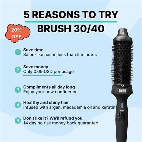BRUSH 30/40 Thermal Brush for Effortless Hair Styling