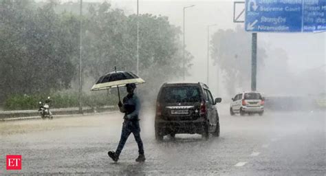 Rain Lashes Delhi Brings Respite From Severe Heat Imd Predicts More