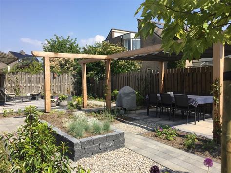 Tuinontwerp Moderne Tuin Met Pergola Vicas Tuinontwerpen