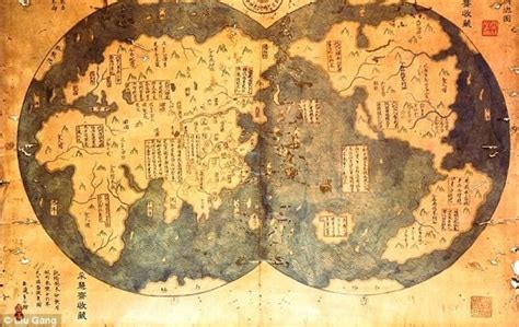 Ancient Chinese Map Of The World - Kaleb Watson