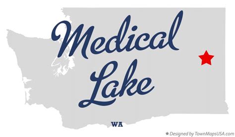 Map of Medical Lake, WA, Washington