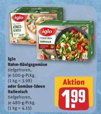 Iglo Rahm K Nigsgem Se Oder Gem Se Ideen Italienisch Angebot Bei Rewe