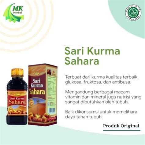 Jual Sari Kurma Sahara Shopee Indonesia