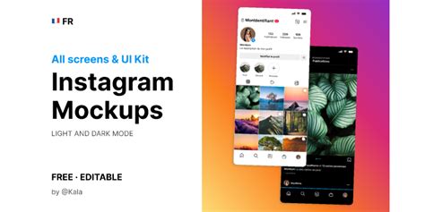 Instagram Mockup Template Community Figma