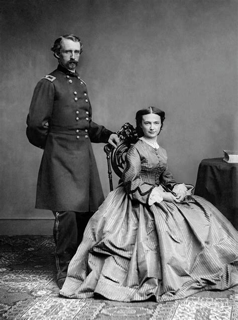 General Custer And His Wife Libbie Photograph By War Is Hell Store Pixels