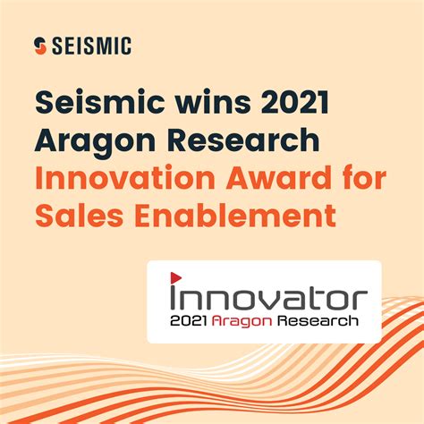 Seismic Wins 2021 Aragon Research Innovation Award For Sales Enablement