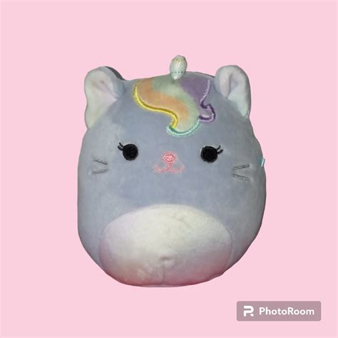 squishmallow cat unicorn 15cm, Hobbies & Toys, Toys & Games on Carousell