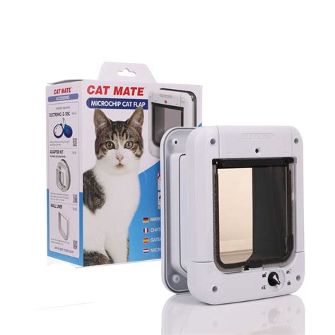 Cat Mate Microchip Cat Door 360 White Petmate