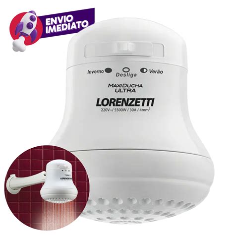 Chuveiro Elétrico 220v 5500w - Chuveiro Elétrico Lorenzetti Maxi Ducha Ultra 3t 5500w 127 Ou 220v ...