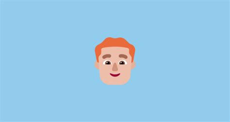 Homme Peau Moyennement Claire Cheveux Roux Emoji On Microsoft