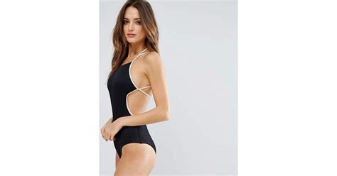 Rvca Ribbed Swimsuit Swimsuit Trends For 2018 Popsugar Fashion Uk