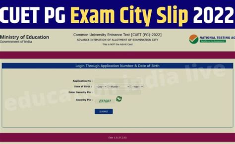 Cuet Big Update🔥finally Out Cuet Pg Exam Schedule City Intimation Slip