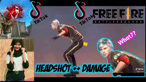 Tik Tok Free Fire Terbaru Lucu Headshot Nambah Damege Free Fire