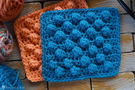 How to Crochet the Bobble Stitch: Written and Video Tutorial