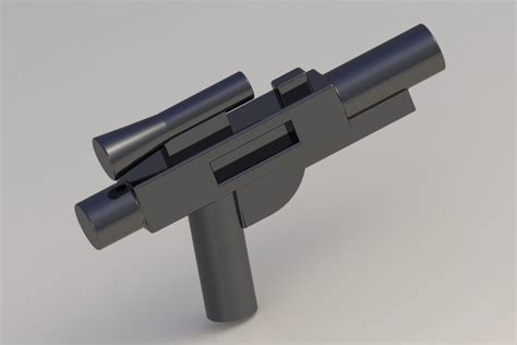 3d Printed Lego Storm Trooper Blaster By Stevendakh Pinshape