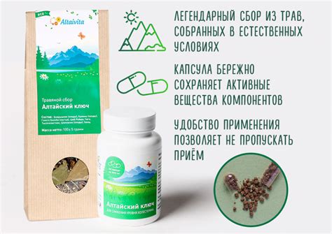 Алтайский ключ в капсулах купить по низкой цене в «Алтайвита»