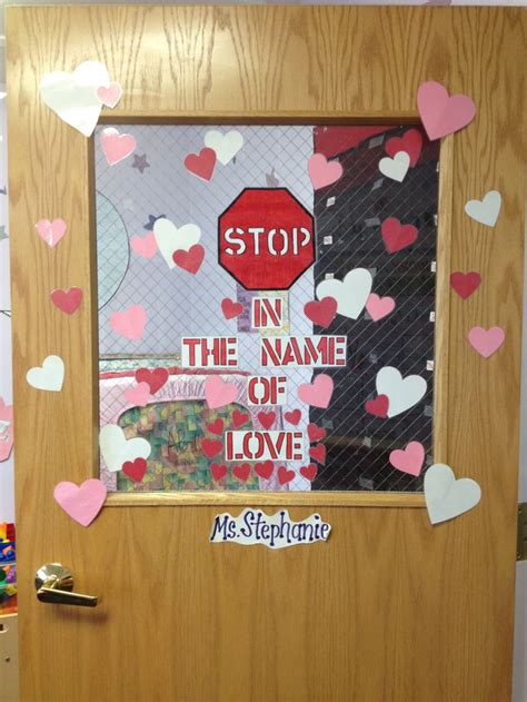 February Bulletin Boarddoor Decor Preschool Room Door Display I Made