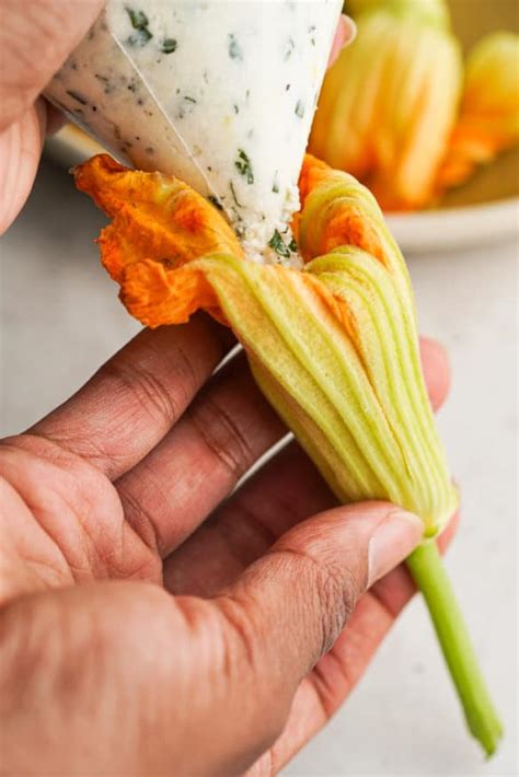 Stuffed Squash Blossoms Whisper Of Yum