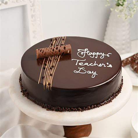 Buy Round Teachers Day Delight Truffle Cake Online Order Now