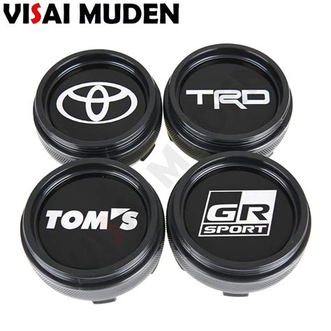 Pcs Od Mm Id Mm Cap Sport Rim Cover Trd Gr Tom S Logo Emblem