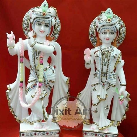 Marble Krishna Radha Statue At 36000 INR In Jaipur Dixit Art Sculpturals