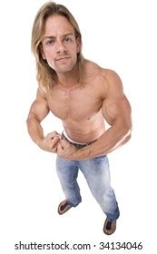 Athletic Sexy Male Body Builder Blonde Stock Photo 34134046 Shutterstock