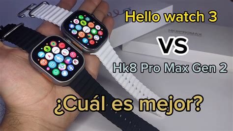 Hello Watch Vs Hk Pro Max Gen Cu L Es El Mejor Ultra Youtube