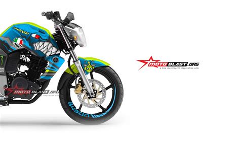 Modifikasi Striping Yamaha Byson Livery Agv Pista Shark Motoblast