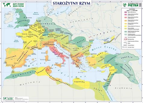 Staro Ytny Rzym Mapa Szkolna Historyczna