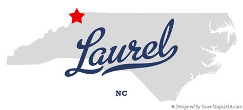 Map of Laurel, NC, North Carolina