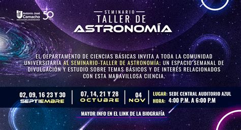 SEMINARIO TALLER DE ASTRONOMÍA UNIAJC