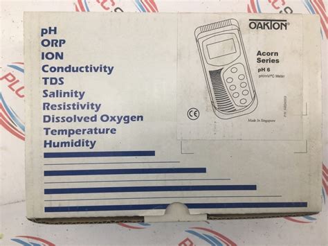 Eutech Instruments Oakton Ph Acorn Series Ph Mv C Meter