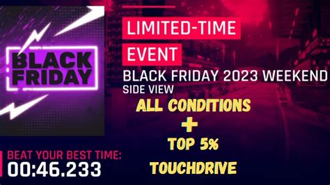 Asphalt Black Friday Weekend Top Touchdrive