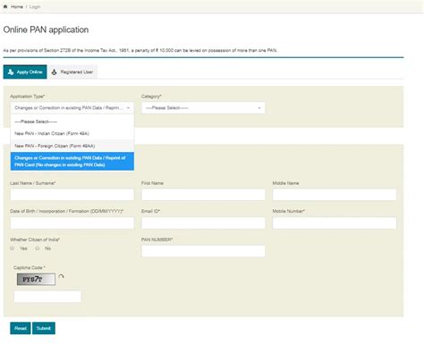 PAN Card Correction: Online Form Download 2022: How to Correct Name ...