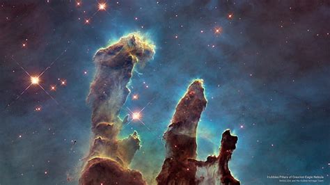 HD wallpaper: Hubbles Pillars of Creation Eagle Nebula, Space ...