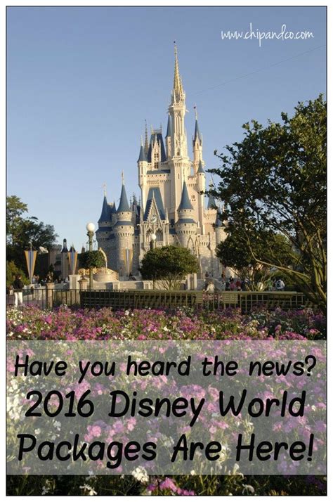 2016 Walt Disney World Vacation Packages Are Here! | Disney world ...