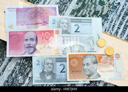 Former Estonian currency Stock Photo: 15891845 - Alamy