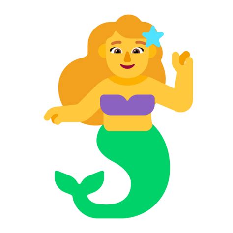 Woman Merpeople Flat Default Icon Fluentui Emoji Flat Iconpack