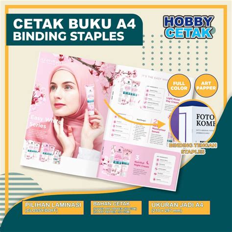 Jual Cetak Buku Majalah Katalog Company Profile Compro Ukuran A