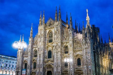 Italy Milan Cathedral Duomo Di Milano Editorial Photography Image