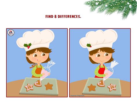 Free Printable Christmas Spot The Difference