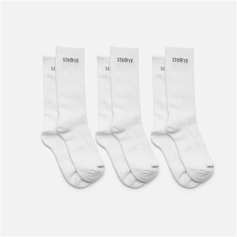 STRAYE TRE SOCKS - WHITE