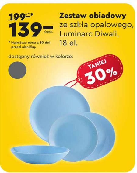 Zestaw Obiadowy Luminarc 30 TANIEJ Promocja Biedronka Ding Pl