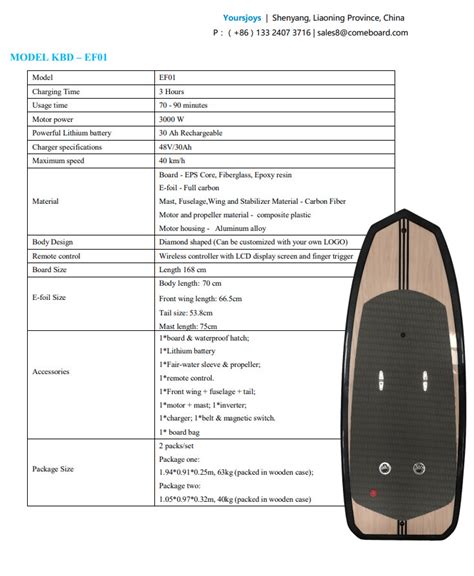 Yoursjoys Electric Surfboards Efoils Electric Hydrofoil Surfboards